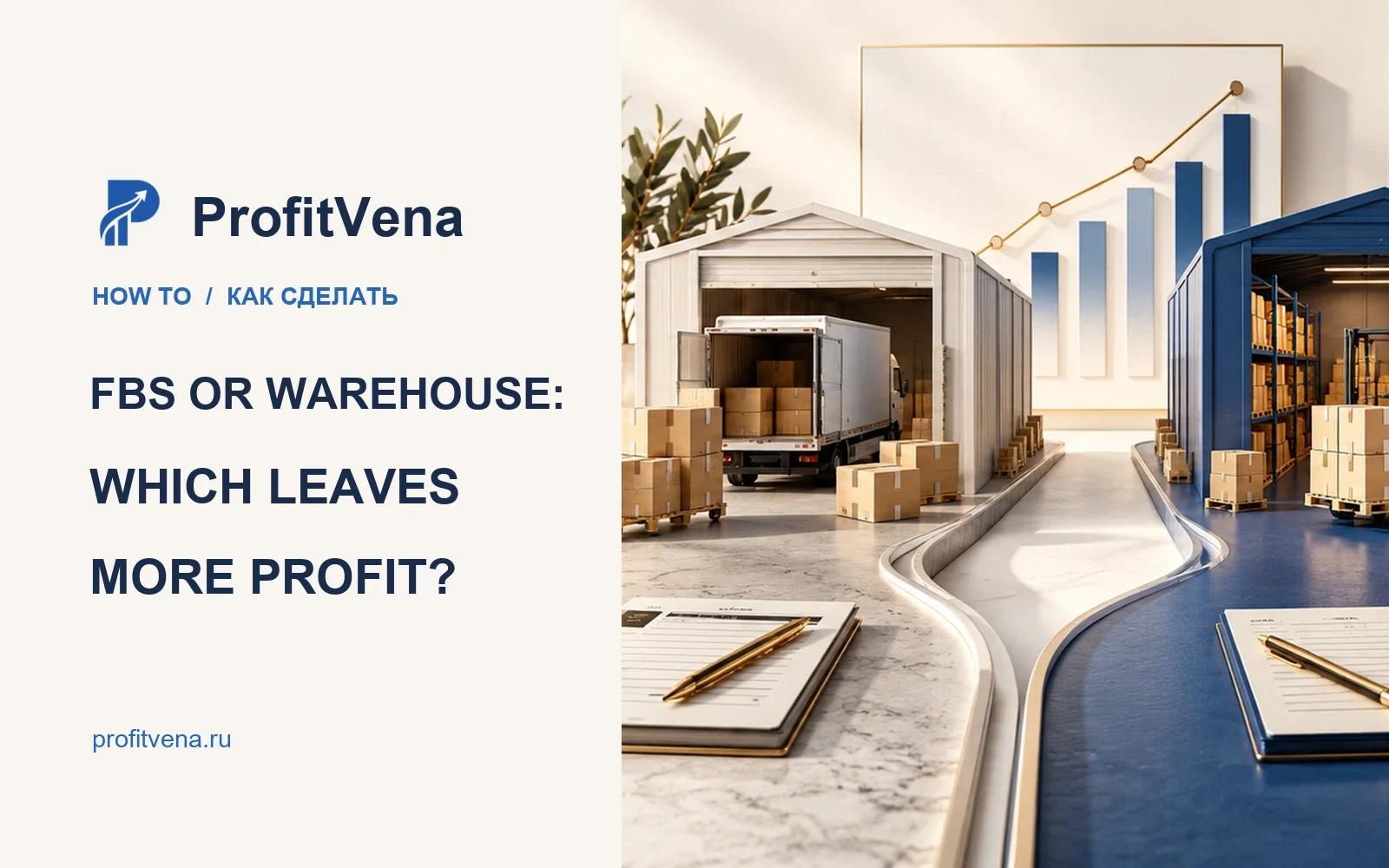 Two fulfillment routes and an illustrative profit comparison for one product